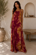 Tie-dye Backless Baati
